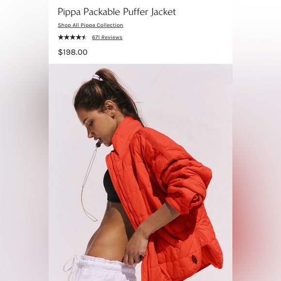 FP Movement by Free People Yellow Quilted Puffer Jacket, Size Large NWOT - Picture 6 of 16